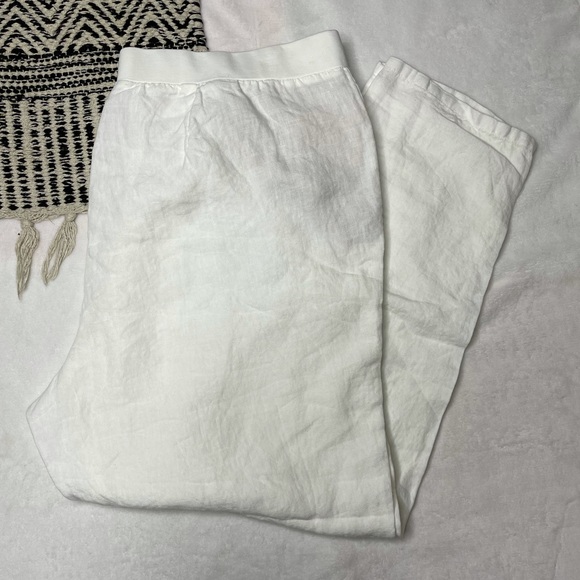 J. Jill Love Linen Lagenlook Tapered Pull On Pants - Picture 4 of 4